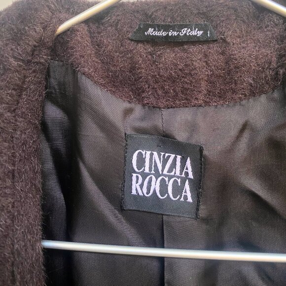 Beautiful long coat from famous Cinzia Rocca - Vintage/oversized - Baby Llama - Picture 2 of 5